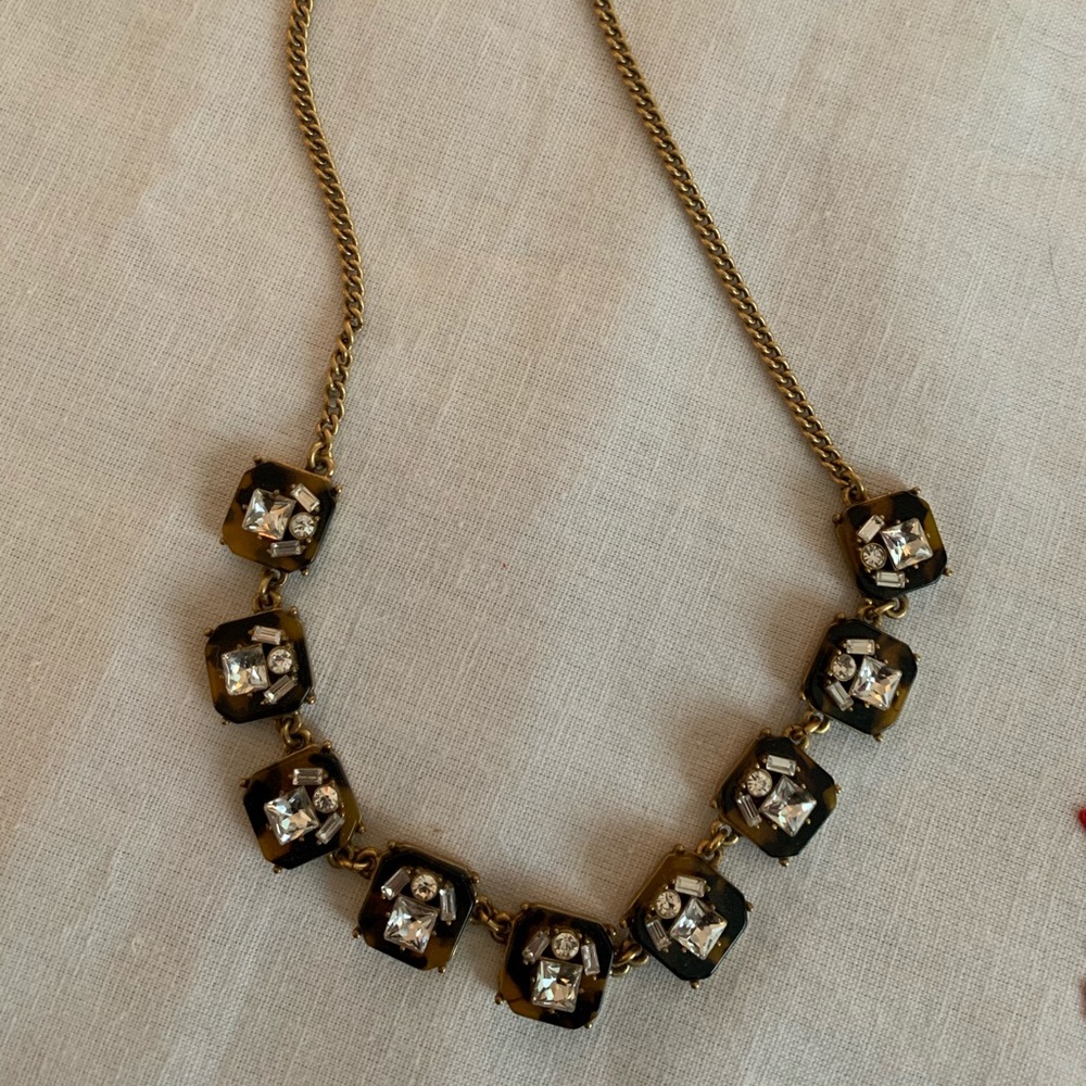 J Crew Tortoise Necklace